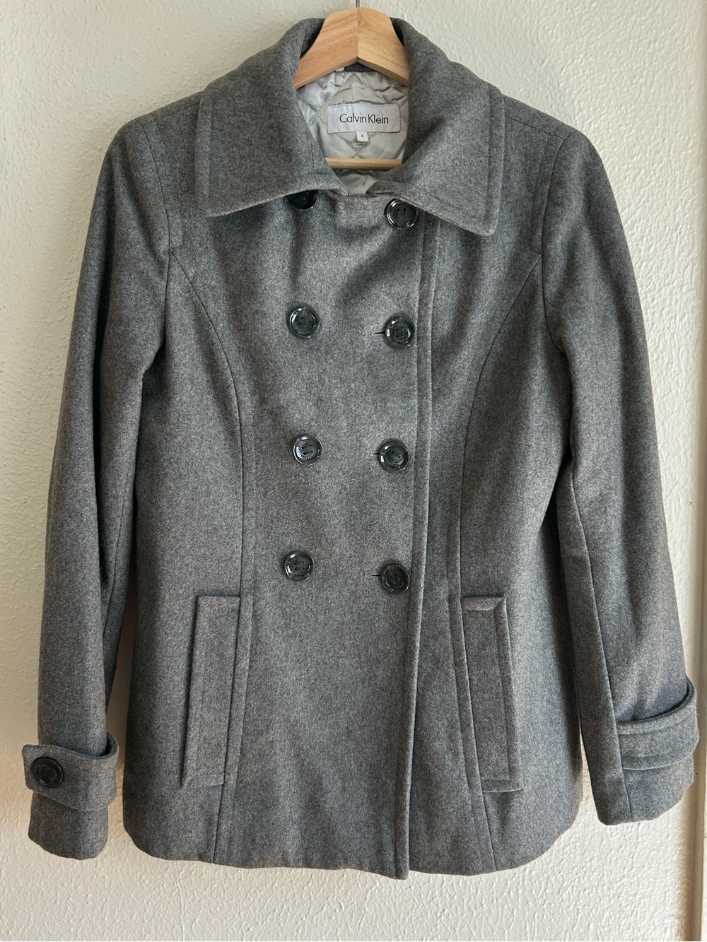 Vintage Y2K Calvin Klein double breasted coat - 6